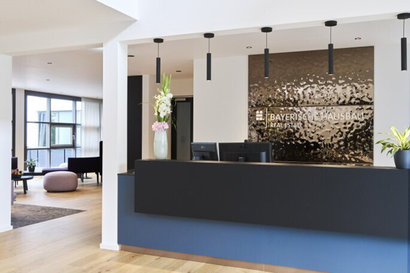 Empfang und Warteraum