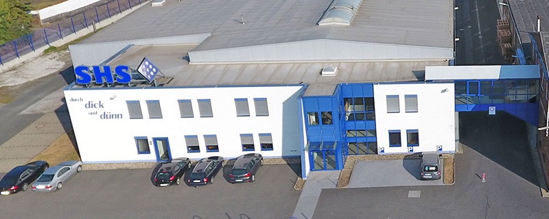 Luftaufnahme eines Firmengebäudes