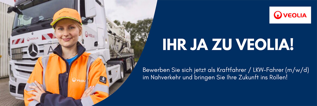 Frau - IHR JA ZU VEOLIA!