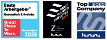 Beste Arbeitgeber Great Place To Work 2025 - kununu - Top 2025 Company kununu