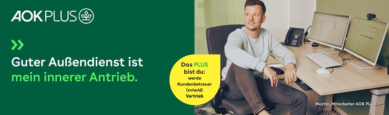 Martin, Mitarbeiter AOK PLUS