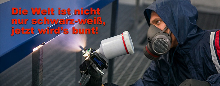 Lackierer - Die Welt ist nicht nur schwarz-weiß, jetzt wird's bunt!