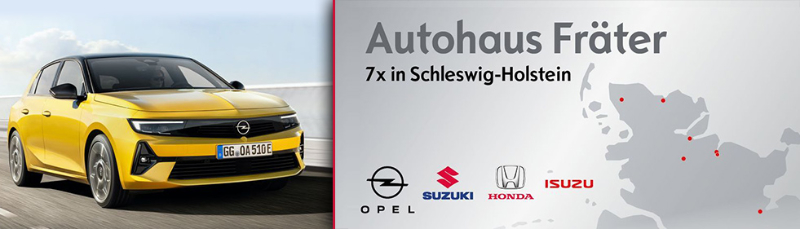 gelbes Auto - Autohaus Fräter - 7x in Schleswig-Holstein