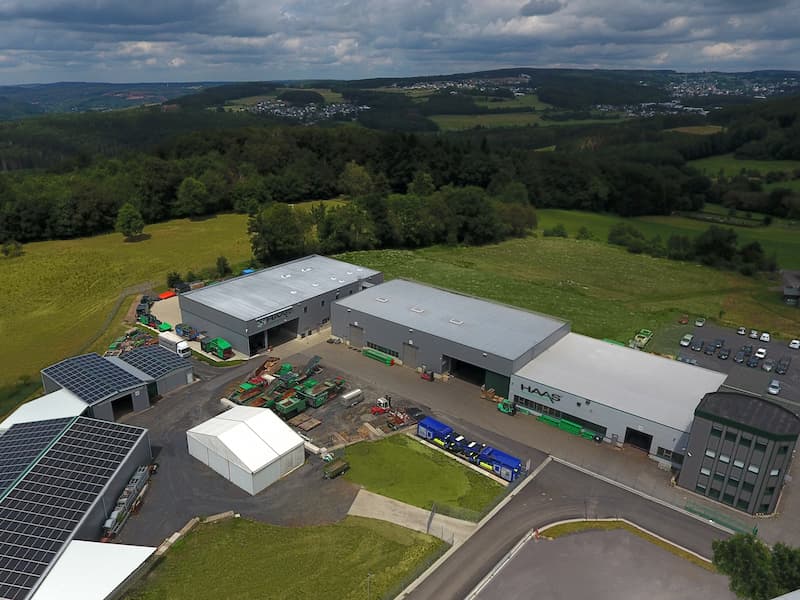 Fabriken von oben Gesehen