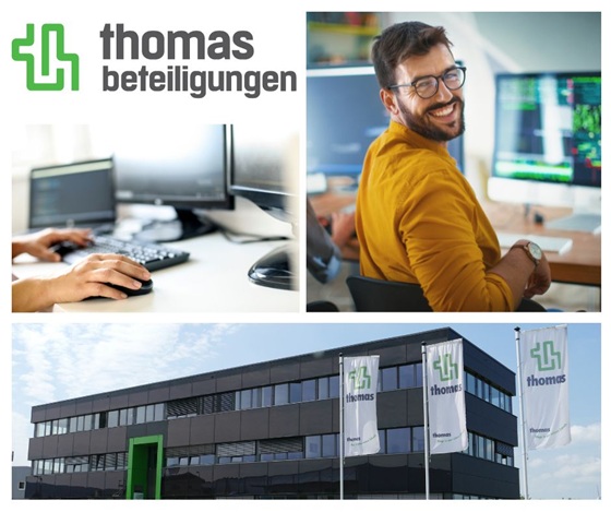 Bürogebäude und IT-Mitarbeiter