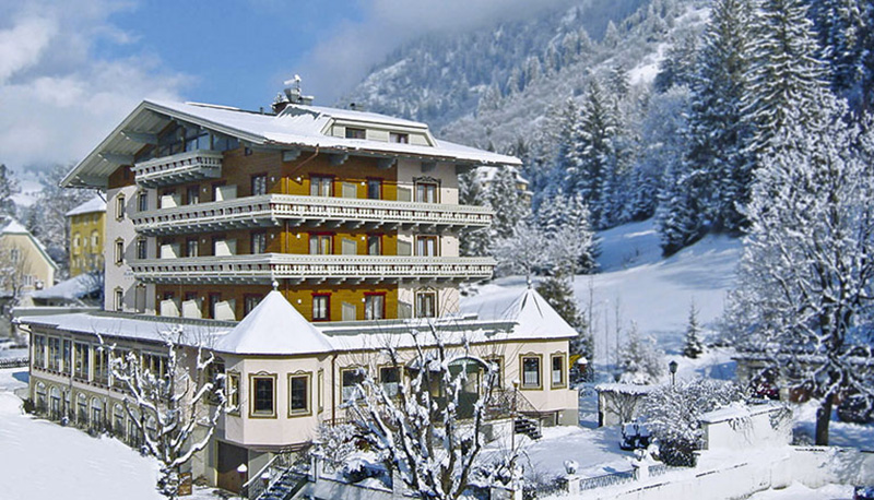 Hotel im Winter