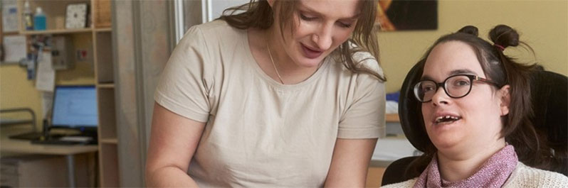 Betreuung einer Frau mit Behinderung