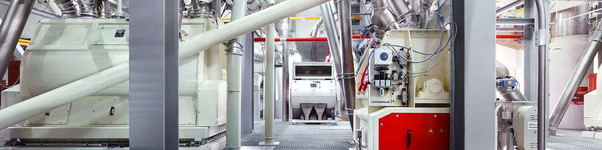 Industriemaschinen in der Fabrik