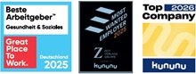 Beste Arbeitgeber Great Place To Work 2023 - kununu - Top 2024 Company kununu