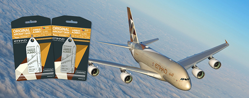 Etihad Airways Airbus A380 im Flug