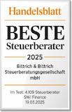 Handelsblatt - BESTE Steuerberater - 2025