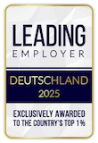 LEADING EMPLOYERR - DEUTSCHLAND 2025 - EXCLUSIVELY AWARDED TO THE COUNTRY`S TOP 1%