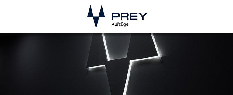 Beleuchtetes PREY-Logo