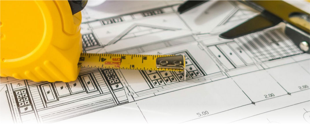 Messinstrumente und Baupläne