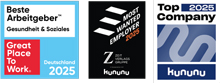 Beste Arbeitgeber Great Place To Work 2023 - kununu - Top 2022 Company kununu