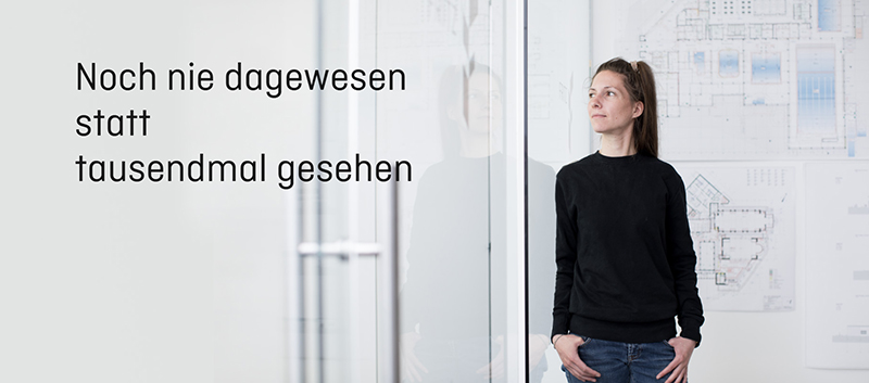 Frau - Noch nie dagewesen statt tausendmal gesehen