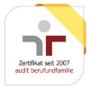 Zertifikat seit 2007 | audit berufundfamilie