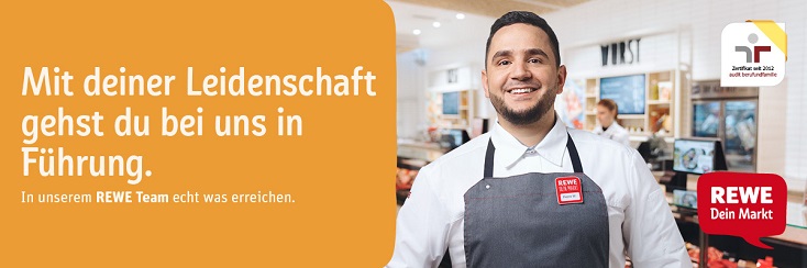 Verkäufer - Mit deiner Leidenschaft gehst du bei uns in Führung. In unserem REWE Team echt was erreichen.