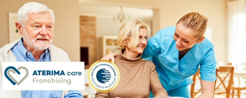 ATERIMA care glückliche alte Leute