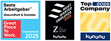 Beste Arbeitgeber Great Place To Work 2025 - kununu - Top 2025 Company kununu