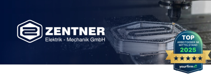 ZENTNER Elektrik-Mechanik GmbH - Fräsvorgang - Top Arbeitgeber im Mittelstand 2025 - yourfirm