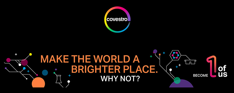 Covestro Karriere - Make the world a brighter place. Why not? Become 1 of us