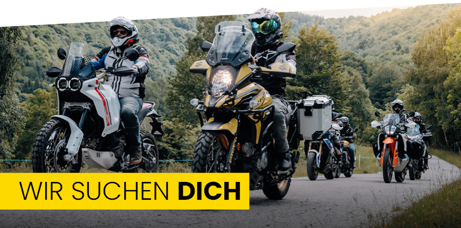 WIR SUCHEN DICH - eine Menge Motorradfahrer