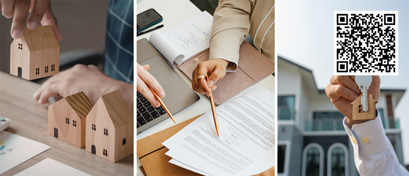 Fotocollage - Immobilienkauf