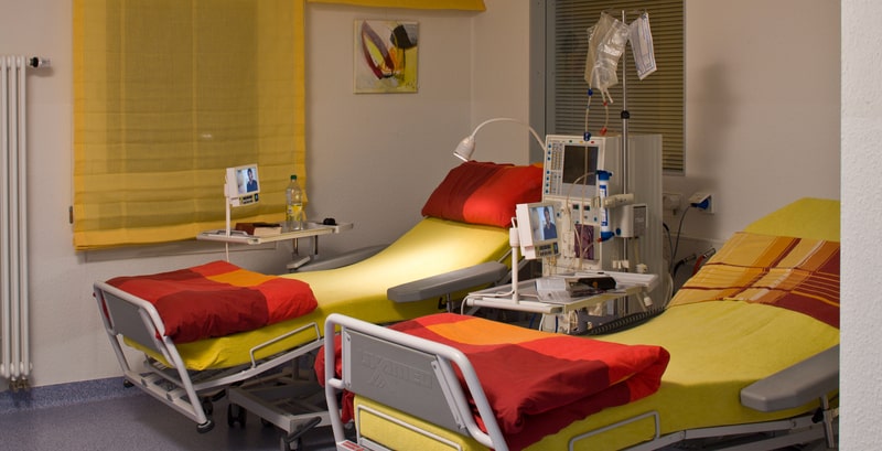 2 Betten in der Krankenstation