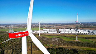 Elektrische windkraftanlage