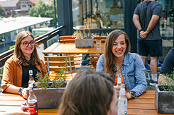 Entspannen auf der Dachterrasse