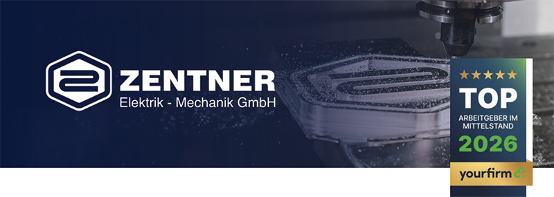 ZENTNER Elektrik-Mechanik GmbH - Fräsvorgang - Top Arbeitgeber im Mittelstand 2026 - yourfirm