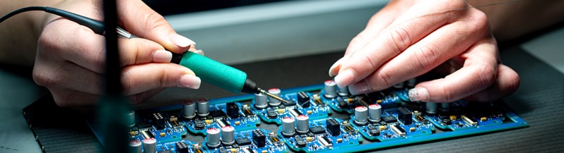 Löten an Leiterplatte