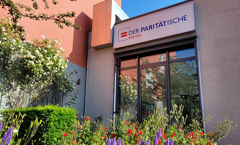 Eingang des Paritätischen Bremen