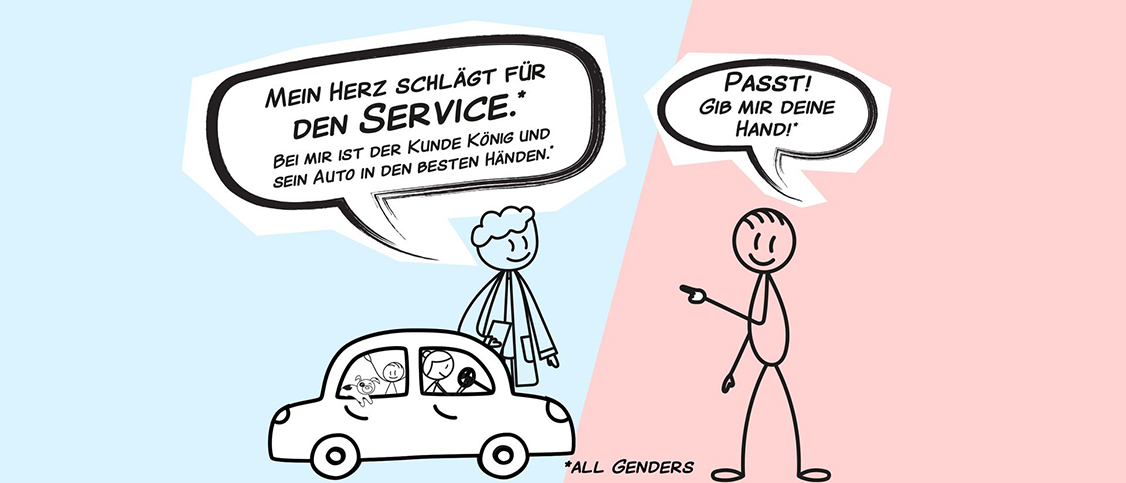 Passt! Gib mir deine Hand!