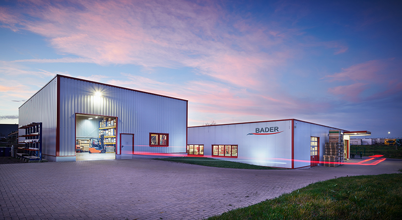 Modernes Bader-Industriegebäude