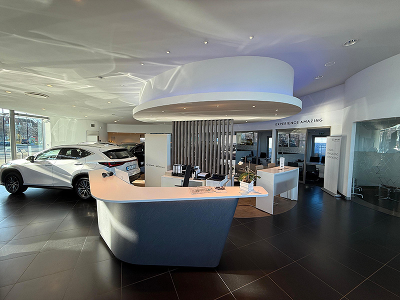 Rezeption im Autohaus