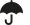 Icon Regenschirm
