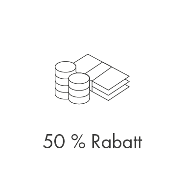 50% Rabatt