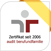 Zertifikat seit 2006 – audit berufundfamilie