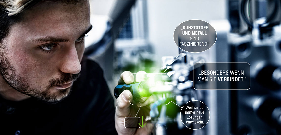 Kunststoff und Metall sind faszinierend