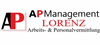 AP Management LORENZ® Arbeits & Personalvermittlung AP Management LORENZ® Arbeits & Personalvermittlung