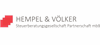 HEMPEL & VÖLKER Steuerberatungsgesellschaft Partnerschaft mbB HEMPEL & VÖLKER Steuerberatungsgesellschaft Partnerschaft mbB