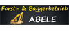 Firmenlogo: Forst- & Baggerbetrieb Abele