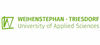 Firmenlogo: Hochschule Weihenstephan-Tries