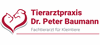 Firmenlogo: Tierarztpraxis Dr. Baumann