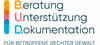 Firmenlogo: Firmenlogo: B.U.D.- Beratung. Unterstützung. Dokumentation für Opfer rechtsextremer Gewalt e.V.