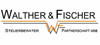 Firmenlogo: Walther & Fischer Steuerberater-Partnerschaft mbB