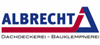 Firmenlogo: ALBRECHT DACHDECKEREI - BAUKLEMPNEREI