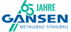 Firmenlogo: Gansen Metall- u. Stahlbau GmbH